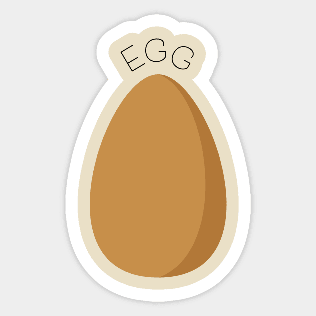 egg Sticker by bug bones